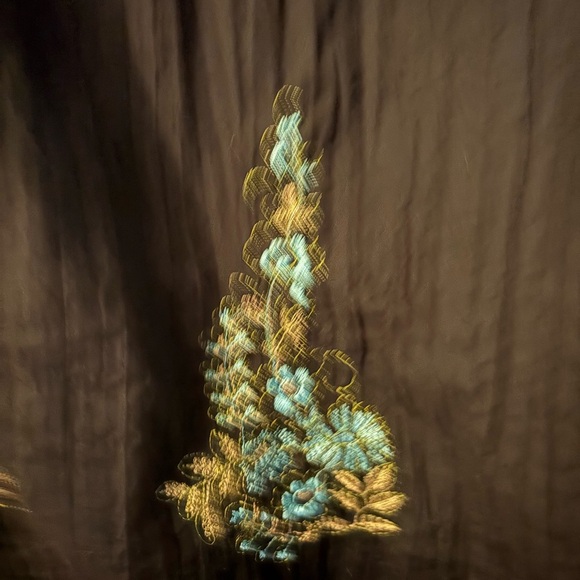 Black Embroidered Skirt‎ - Picture 2 of 3